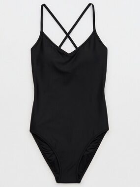 Aerie Strappy Full Coverage One Piece Swimsuit